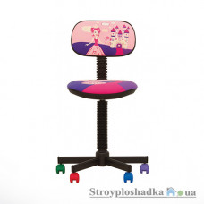 Детское кресло Nowy Styl Bambo GTS, 41х38х77-90 см, эргономическая спинка, подьемно-поворотный, princess